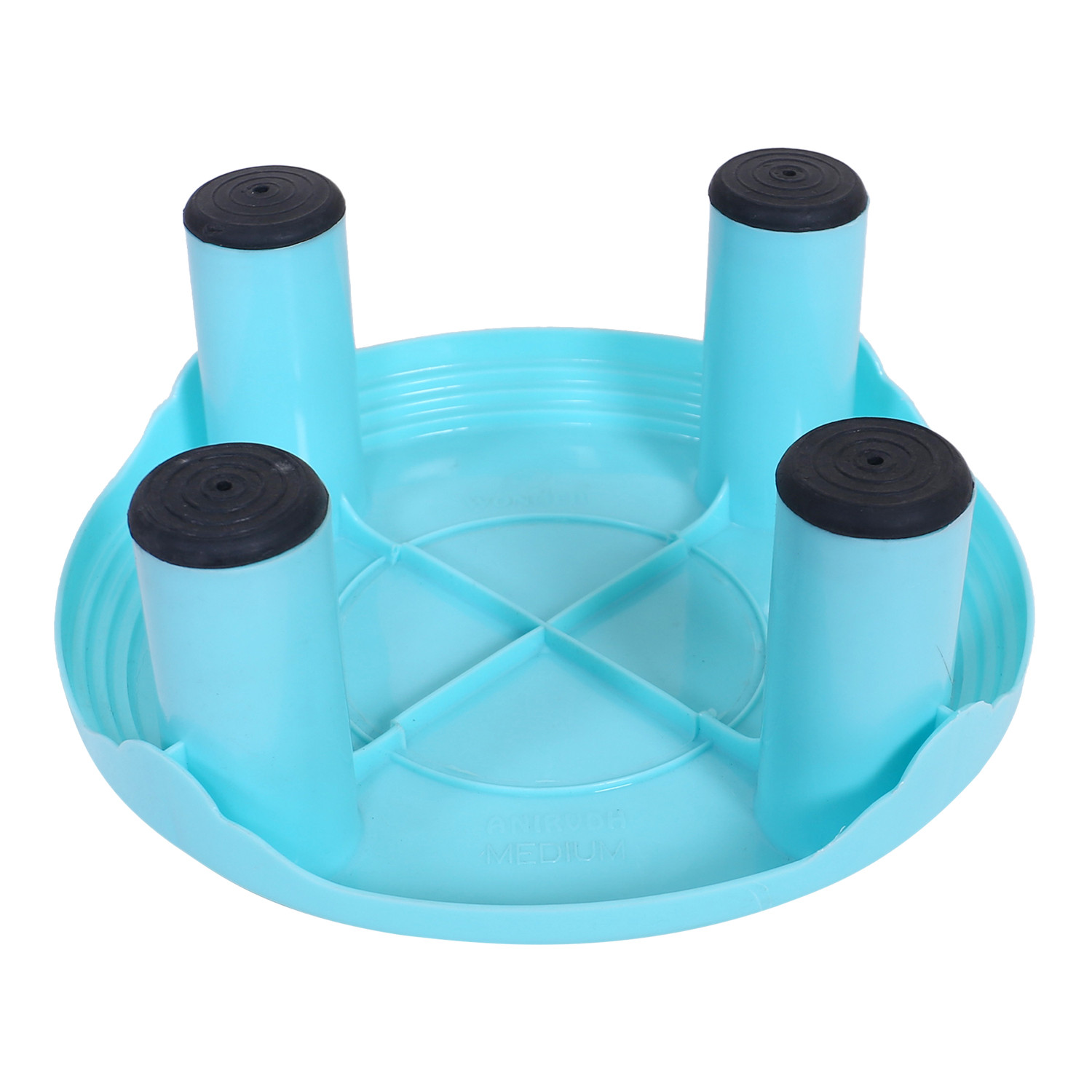 Kuber Industries Bathroom Stool|Plastic Stool|Anti-slip Bathing Stool|Stool for Senior Citizen|Patla for Bathroom|Pack of 2 (Mint Green & Sky Blue)