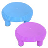 Kuber Industries Bathroom Stool|Plastic Stool|Anti-slip Bathing Stool|Stool for Senior Citizen|Patla for Bathroom|Pack of 2 (Sky Blue &amp; Pink)