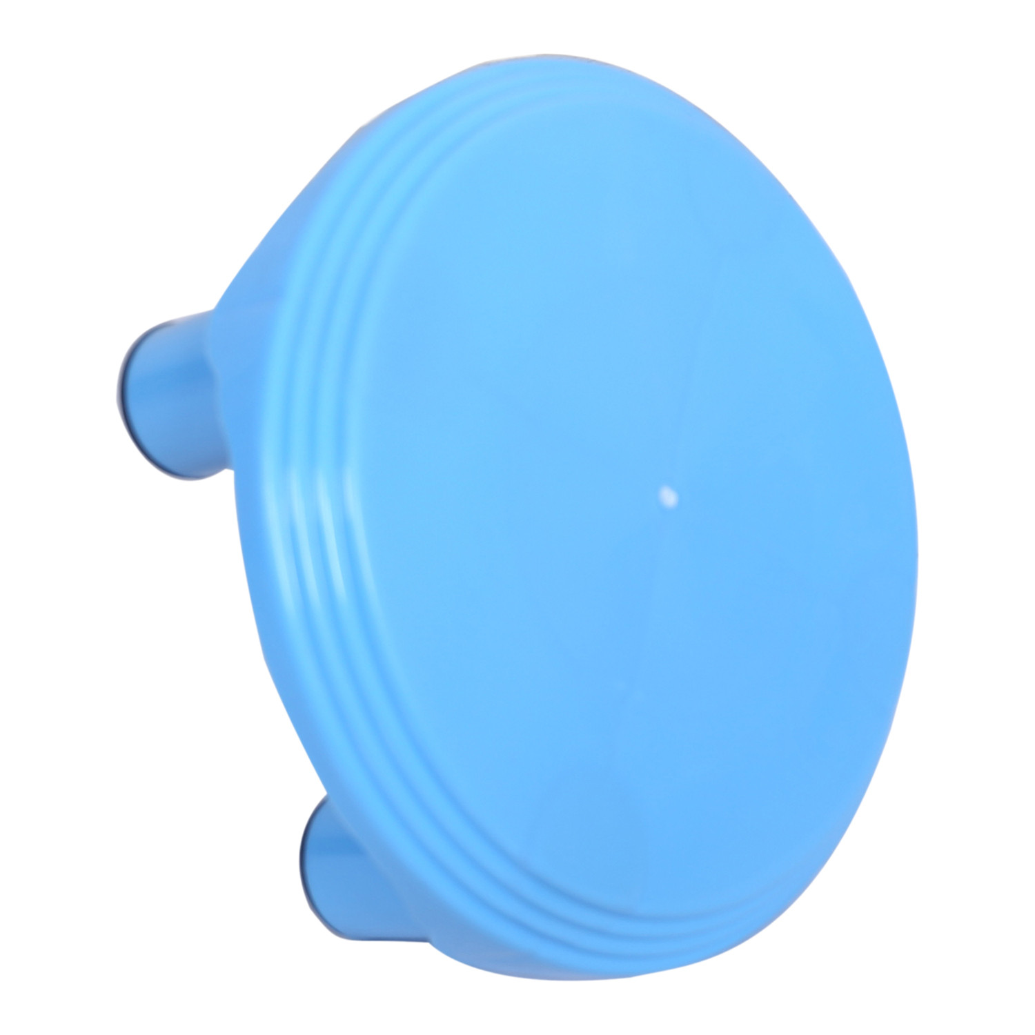 Kuber Industries Bathroom Stool|Plastic Stool|Anti-slip Bathing Stool|Stool for Senior Citizen|Patla for Bathroom|Pack of 2 (Sky Blue & Cream)