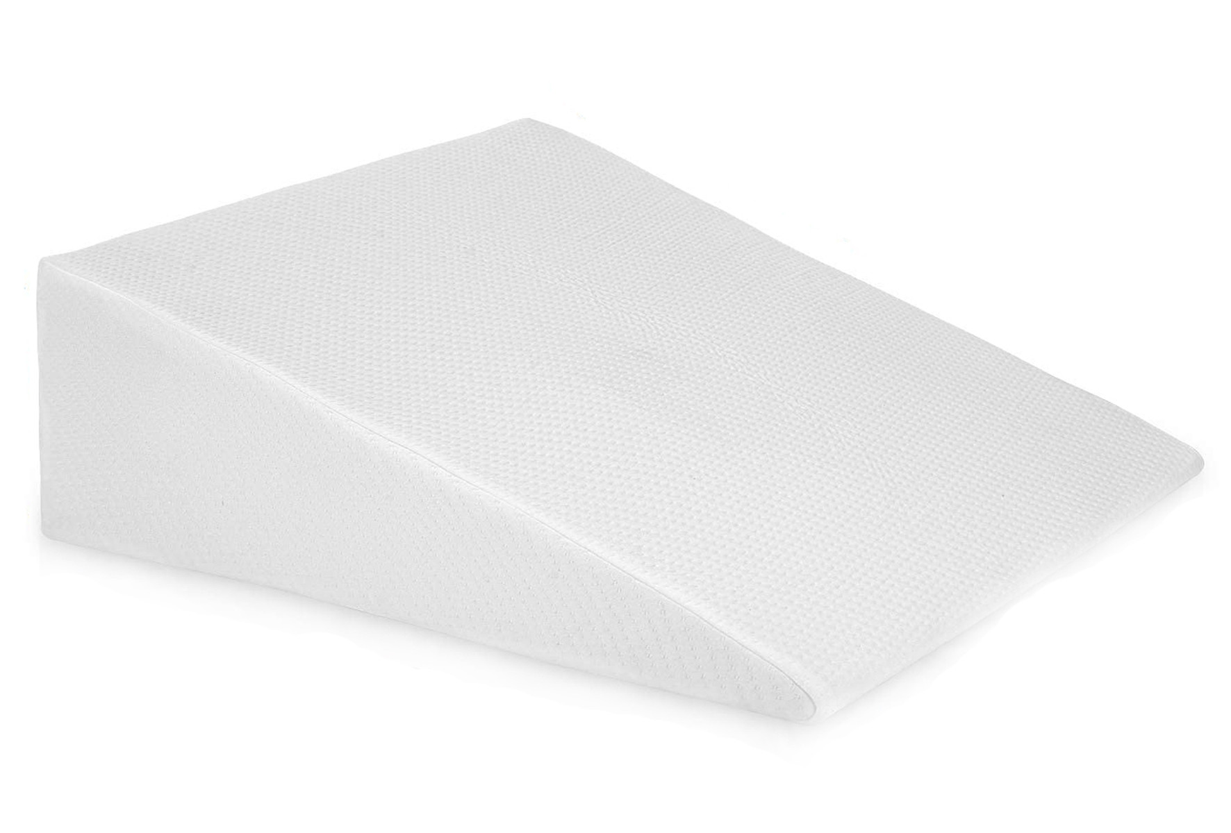Kuber Industries Bed Wedge Pillow for Acid Reflux for Sleeping Helps in Heartburn Leg Elevation Post Surgery| Medical Grade Sponge | Washable Dryfit Soft Fabric Dark Colour Cover (Cream)