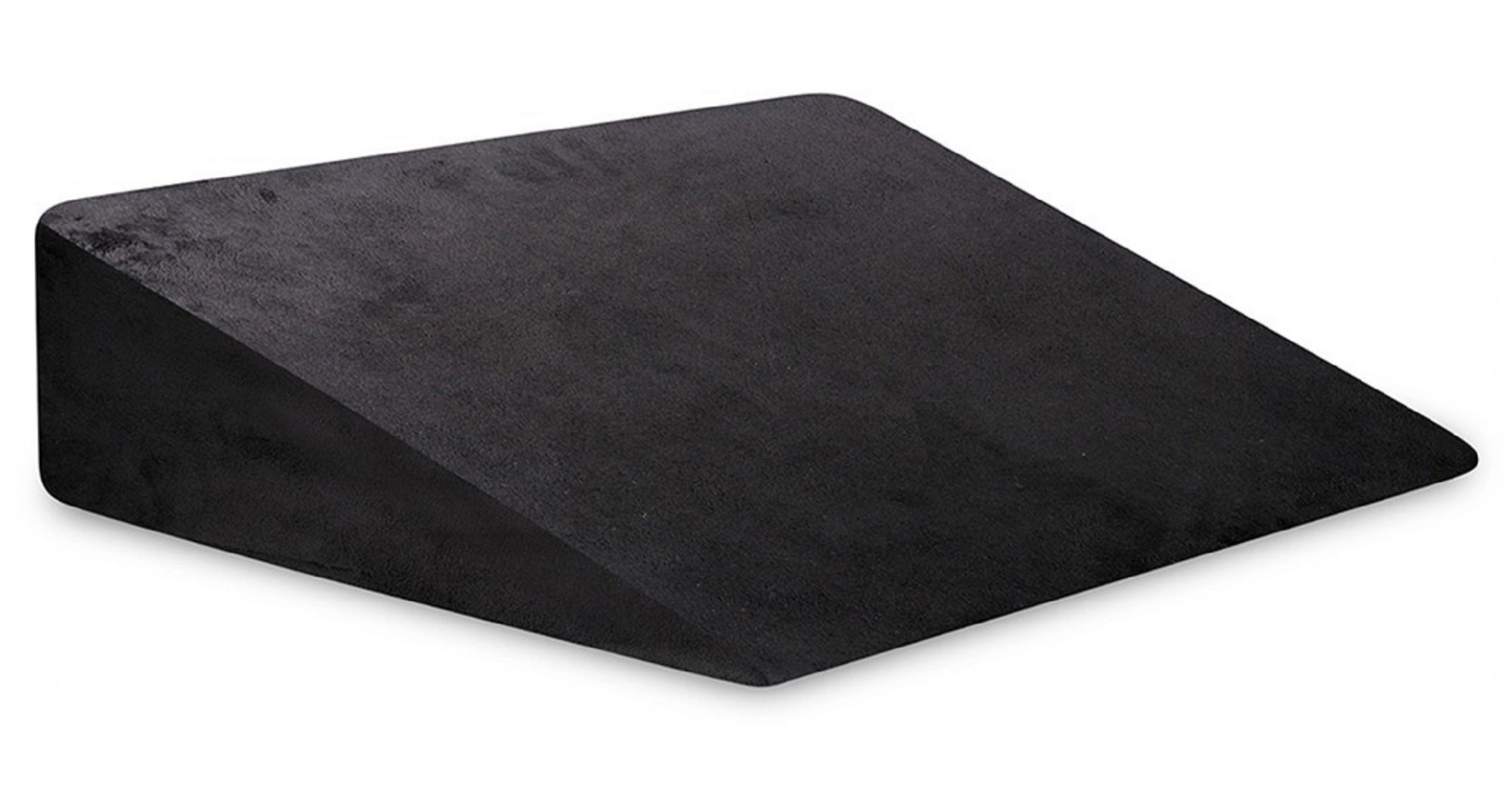 Kuber Industries Bed Wedge Pillow for Acid Reflux for Sleeping Helps in Heartburn Leg Elevation Post Surgery| Medical Grade Sponge | Washable Dryfit Soft Fabric Dark Colour Cover (Black)