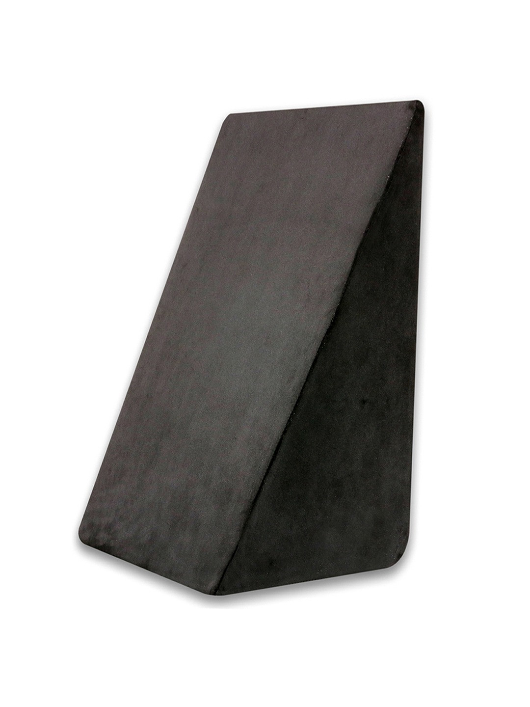 Kuber Industries Bed Wedge Pillow for Acid Reflux for Sleeping Helps in Heartburn Leg Elevation Post Surgery| Medical Grade Sponge | Washable Dryfit Soft Fabric Dark Colour Cover (Black)