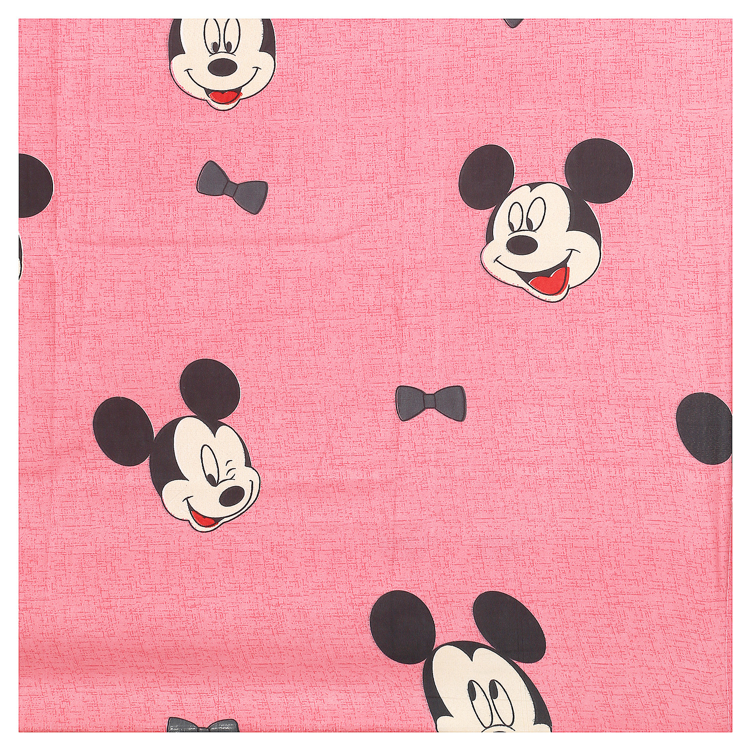 Kuber Industries Bedsheet | Cotton Single Bedsheet | Bedsheet with 1 Pillow Cover | Single Bedsheet for Kids Room | Single Bedsheet for Bedroom | Wrinkle Free | Pink