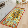 Kuber Industries Bedside Runner | Microfiber Carpet for Bedroom | Anti Skid Runner For Hall | Comfortable Turkish Texture Runner Home Décor | 5x2 Feet | Multicolor