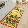 Kuber Industries Bedside Runner | Microfiber Carpet for Bedroom | Anti Skid Runner For Hall | Comfortable Lattice Texture Runner Home Décor | 5x2 Feet | Multicolor