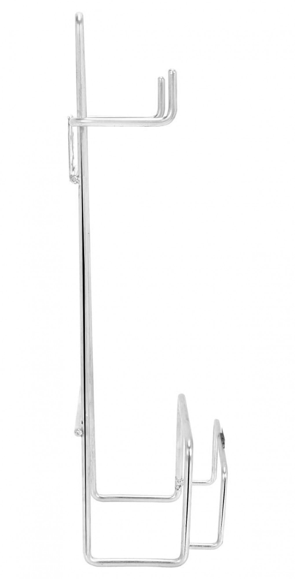 Kuber Industries Belan and Chakla Stand Belan Tava Rolling Pin Holder Heavyweight Durable Chakla Holder for Kitchen Silver