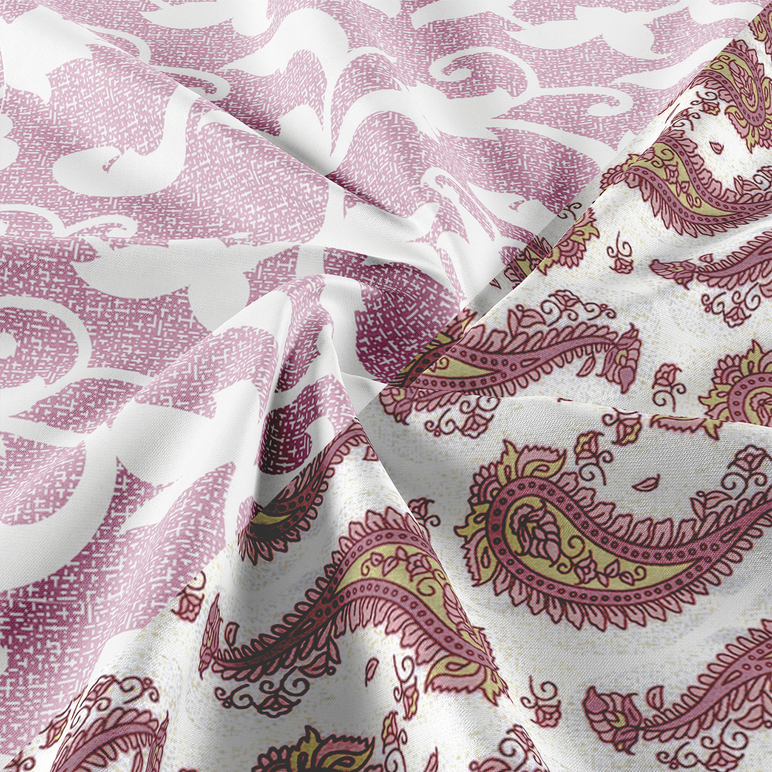 Kuber Industries Blanket | Cotton Double Bed Dohar | Blanket For Home | Reversible AC Blanket For Travelling | Blanket For Summer | Blanket For Winters | Carry Print | Pink