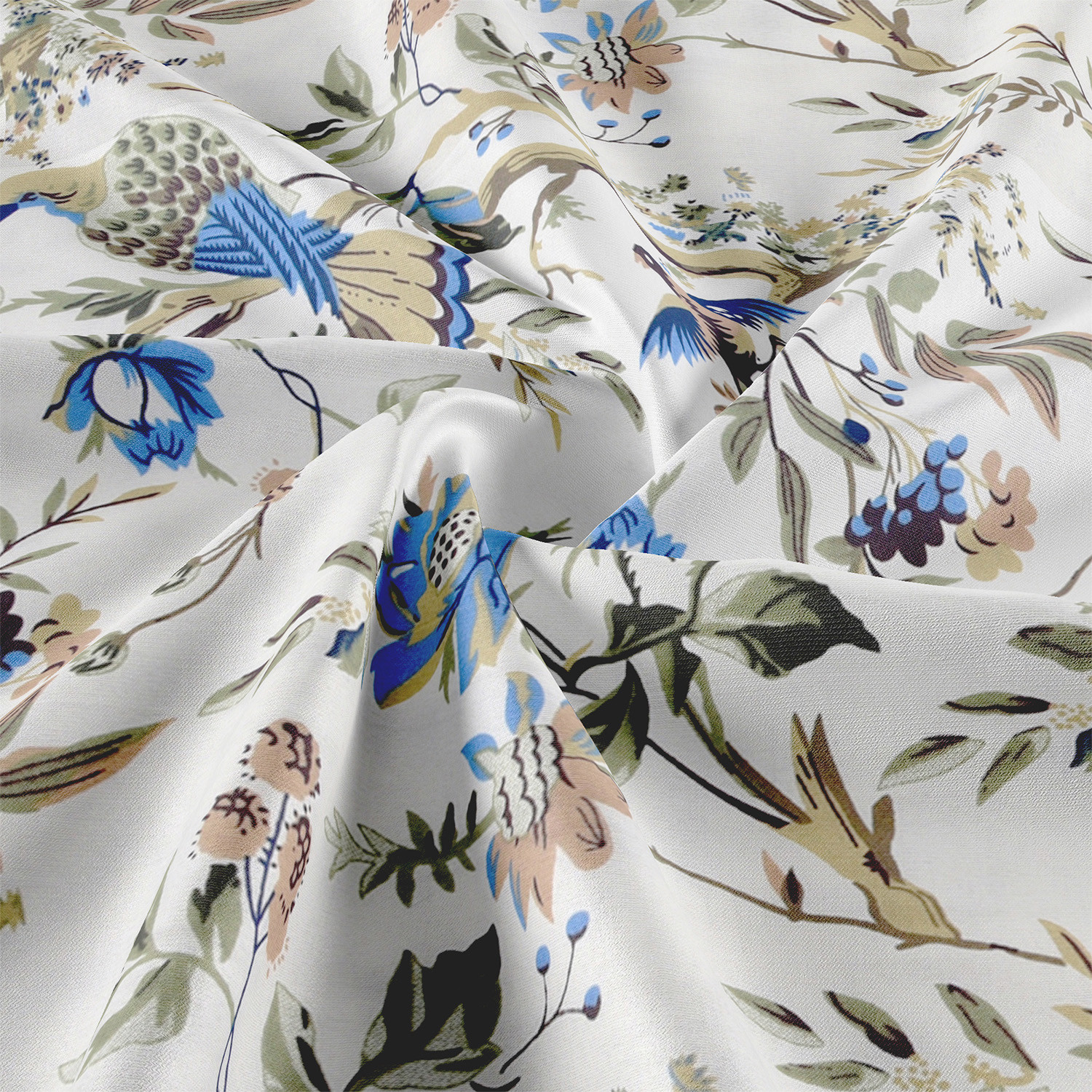 Kuber Industries Blanket | Cotton Double Bed Dohar | Blanket For Home | Reversible AC Blanket For Travelling | Blanket For Summer | Blanket For Winters | Leaf Print | Gray
