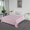 Kuber Industries Blanket | Cotton Single Bed Dohar | Blanket For Home | Reversible AC Blanket For Travelling | Blanket For Summer | Blanket For Winters | Flower Print | Pink