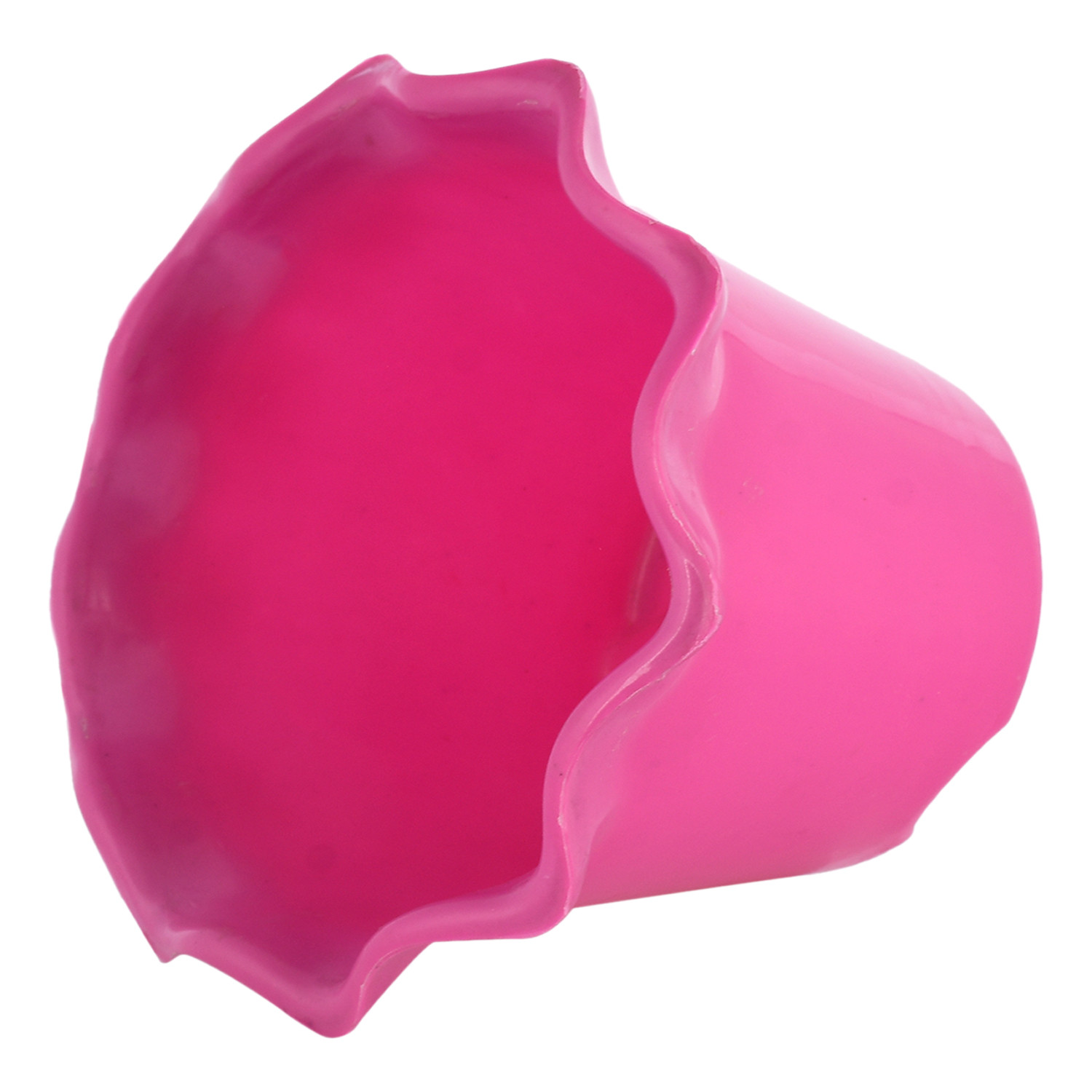 Kuber Industries Blossom Flower Pot|Durable Plastic Flower Pots|Planters for Home Décor|Garden|Living Room|Balcony(Pink)