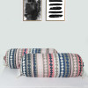Kuber Industries Bolster Covers | Soft Cotton Bolster Cover Set | Diwan Round Bolster Pillow Covers |  Zig Zag Design Roll Masand Cover | 16x32 Inch |  Multicolor