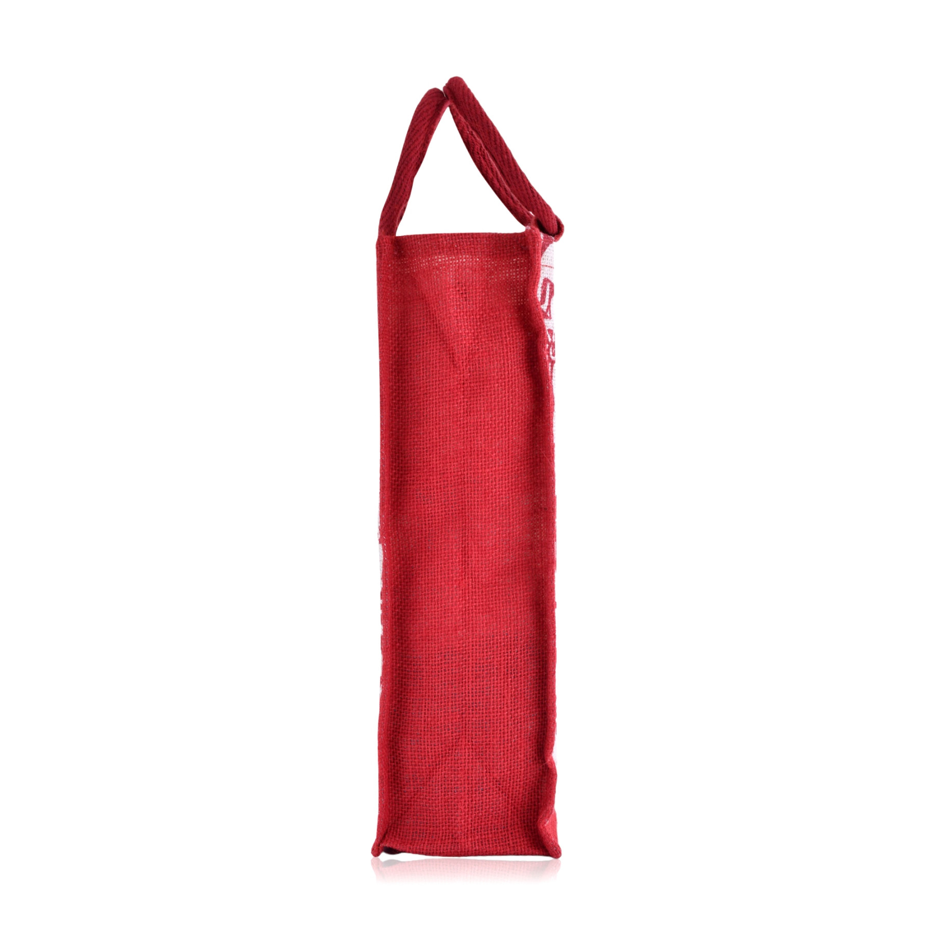 Kuber Industries Bottle Bag | Jute Carry Bag | Water Bottle Cover | Wine Bottle Bag | Reusable Bottle Bag with Handle | Bottle Bag for Office | Warli-Print Gift Bag | Pack of 2 | Multi
