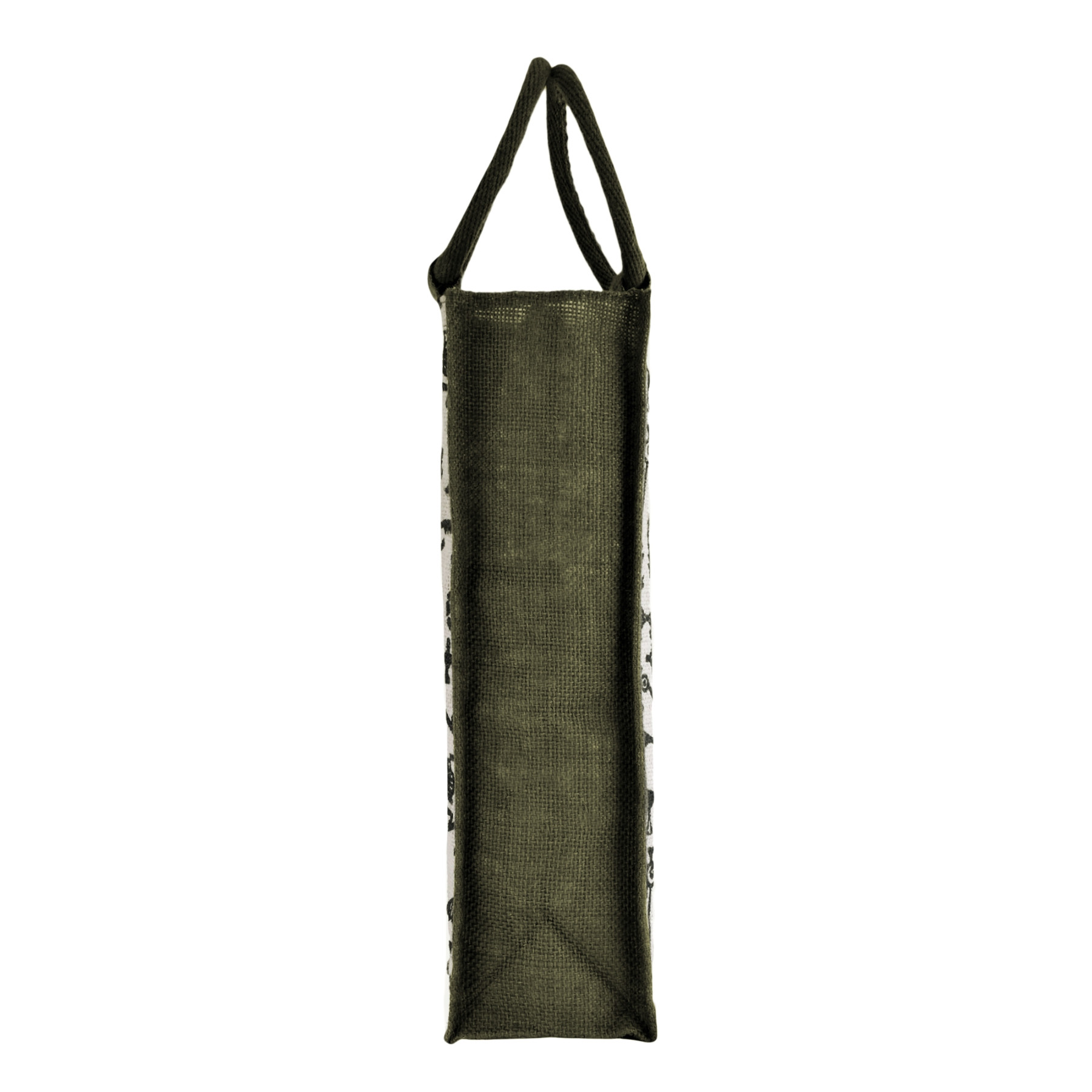 Kuber Industries Bottle Bag | Jute Carry Bag | Water Bottle Cover | Wine Bottle Bag | Reusable Bottle Bag with Handle | Bottle Bag for Office | Warli-Print Gift Bag | Pack of 3 | Multi