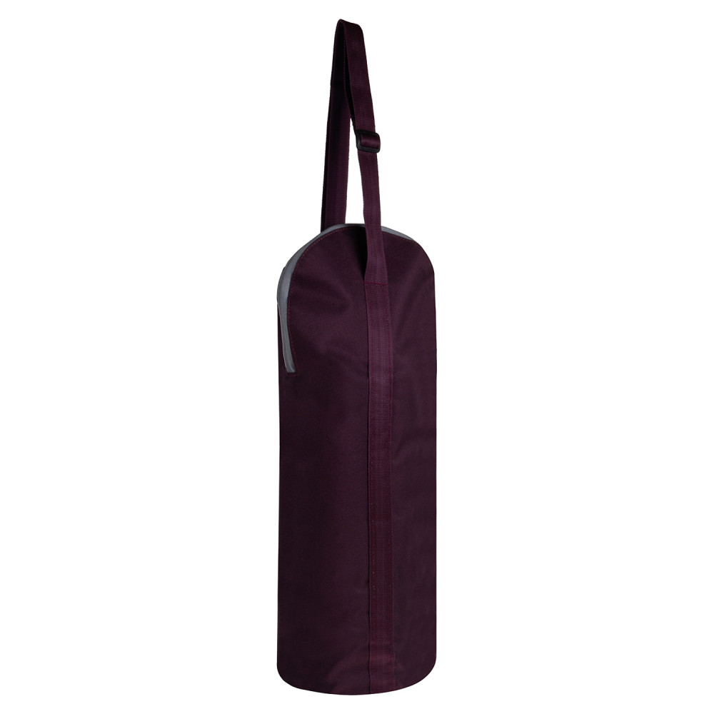 Kuber Industries Bottle Cover|Rexine Traveling Water Bottle Cover|Adjustable Strap &amp; Zipper Closure|2.5 Ltr|XL Size (Purple)