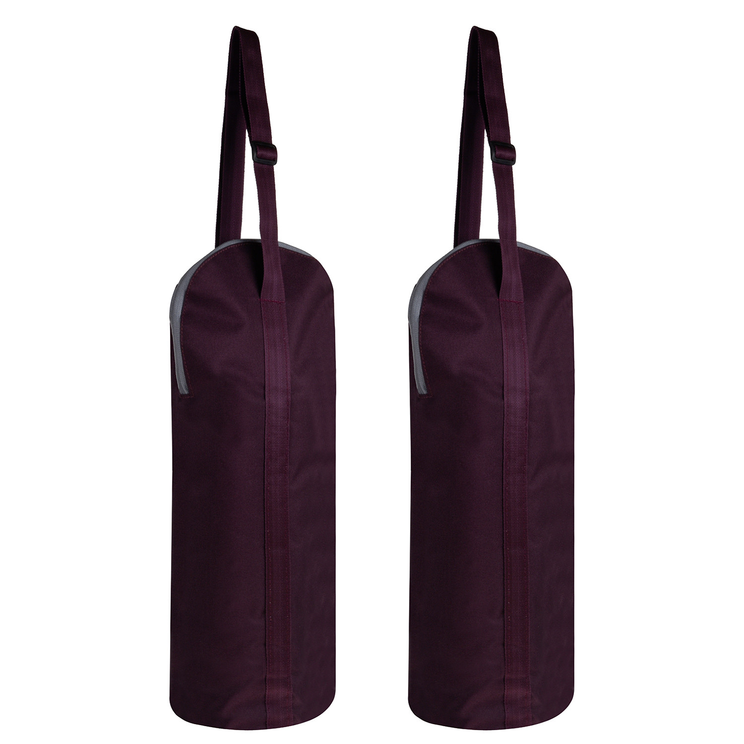 Kuber Industries Bottle Cover|Rexine Traveling Water Bottle Cover|Adjustable Strap & Zipper Closure|2.5 Ltr|XL Size (Purple)