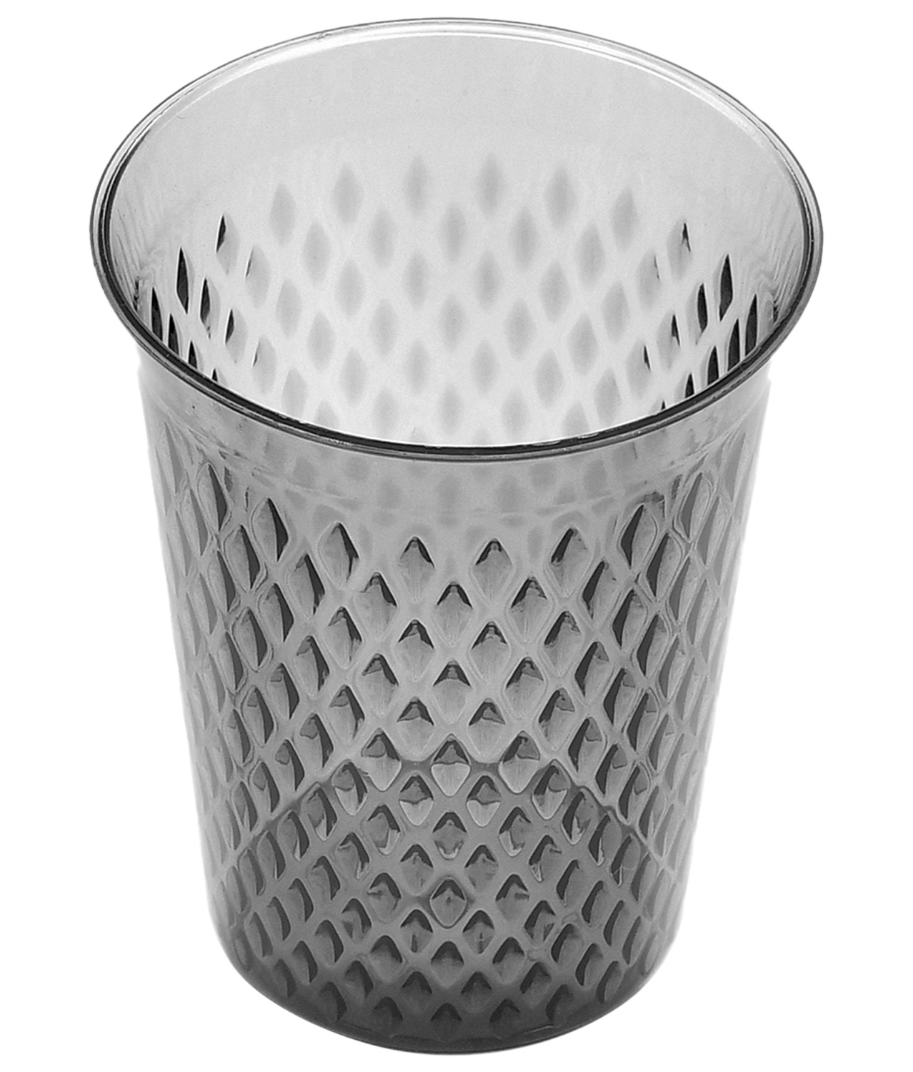 Kuber Industries BPA Free Leak Proof Unbreakable Plastic Water Jug with 6 Tumblers Drinkware Set (Grey)-45KM051