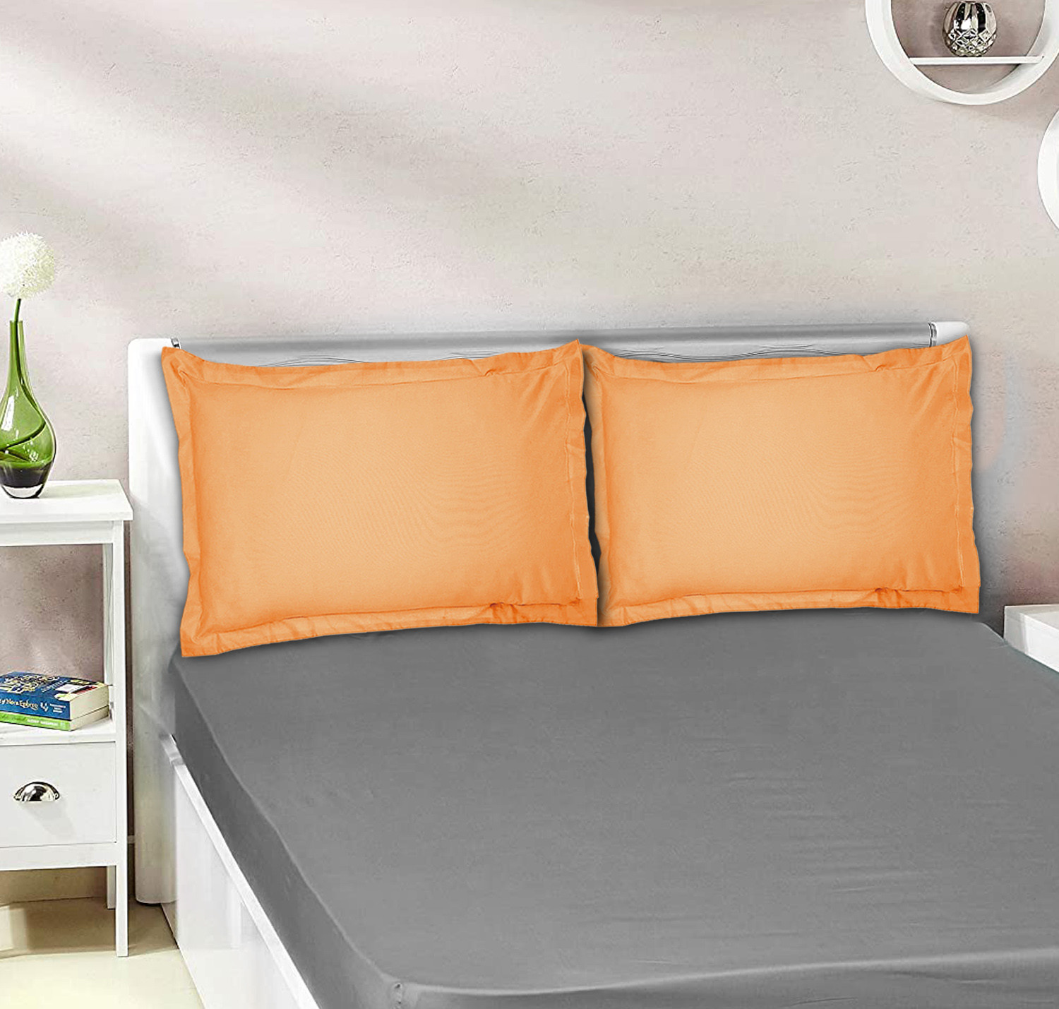 Kuber Industries Breathable & Soft Cotton Pillow Cover For Sofa, Couch, Bed - 29x20 Inch,(Beige)