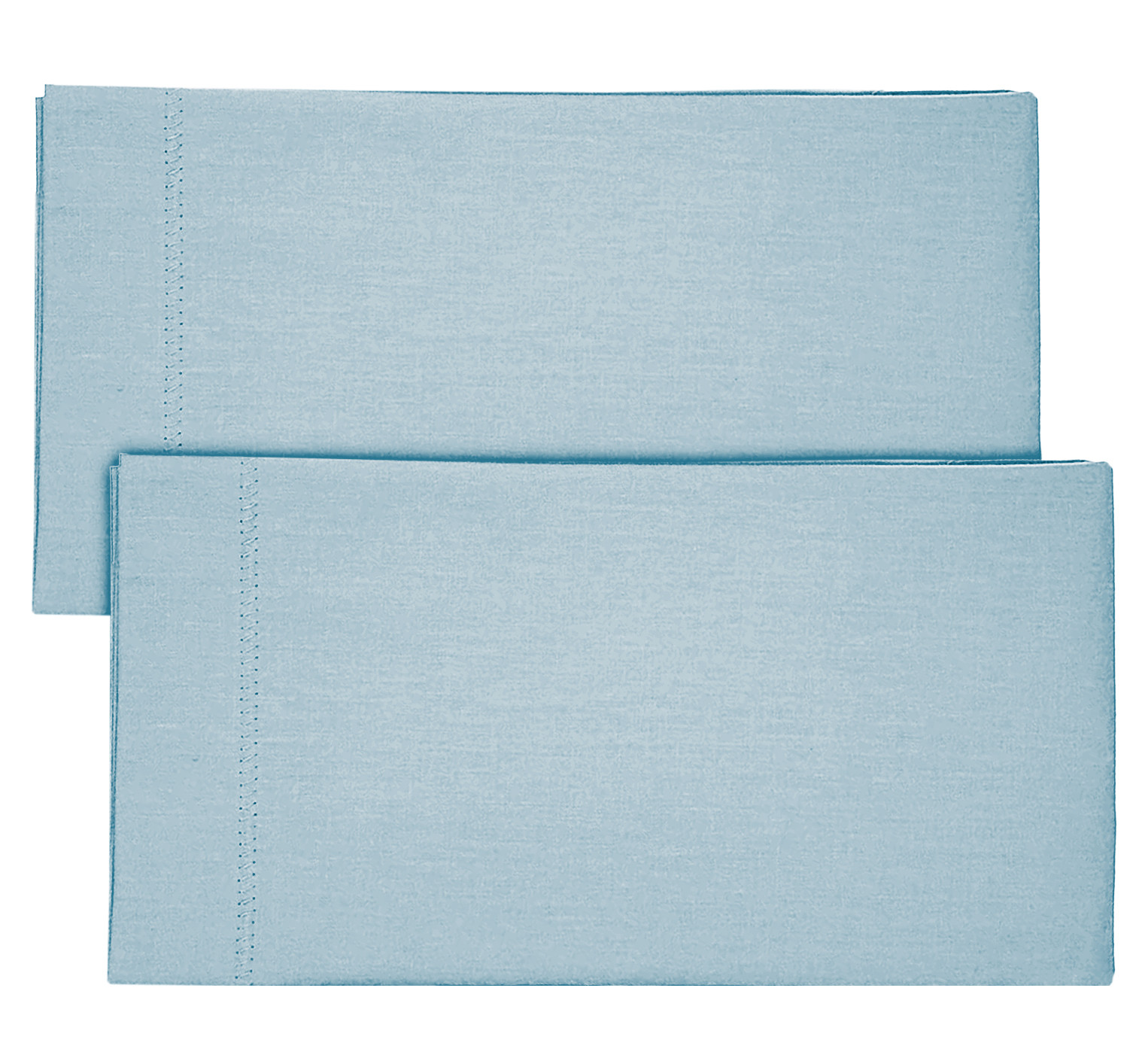 Kuber Industries Breathable & Soft Cotton Pillow Cover For Sofa, Couch, Bed - 29x20 Inch,(Blue)