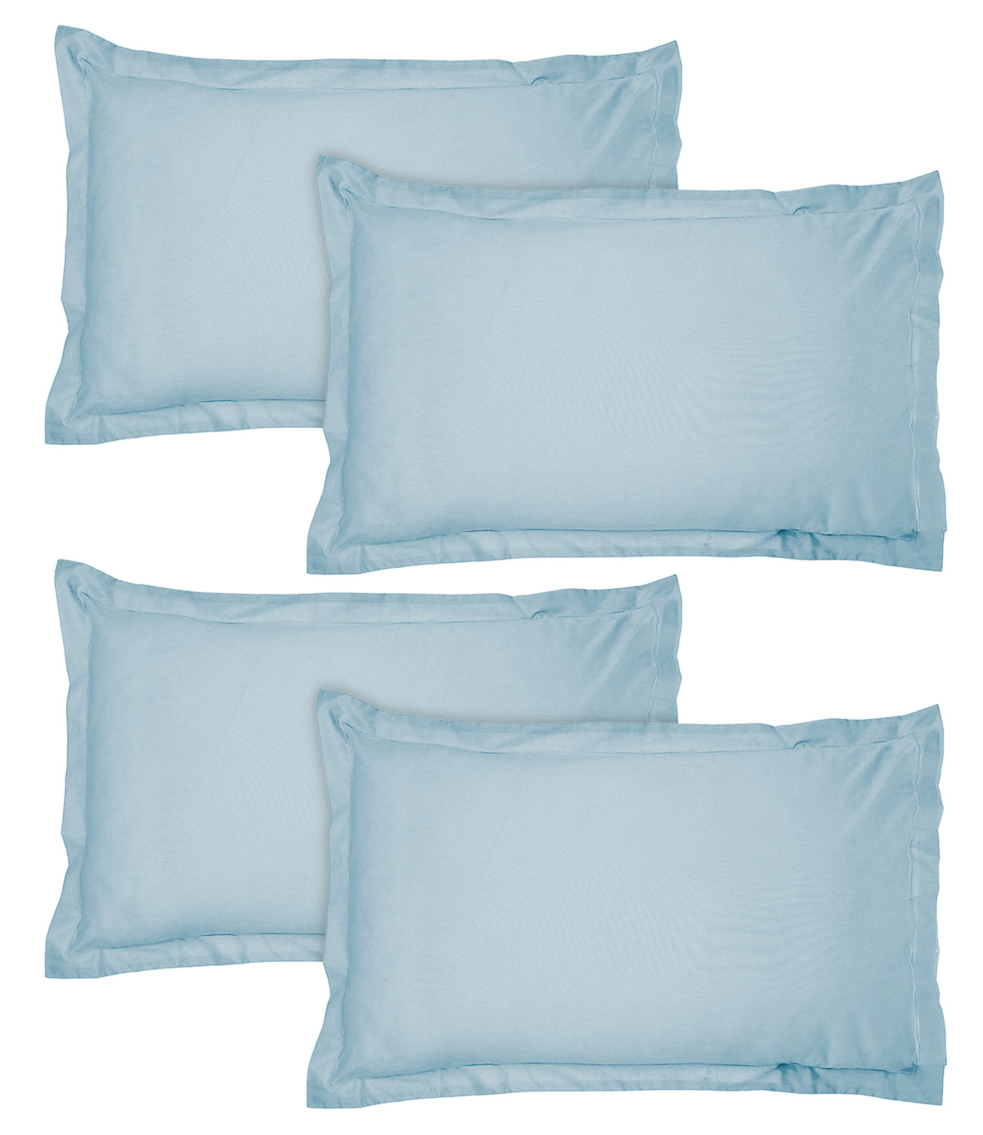 Kuber Industries Breathable & Soft Cotton Pillow Cover For Sofa, Couch, Bed - 29x20 Inch,(Blue)