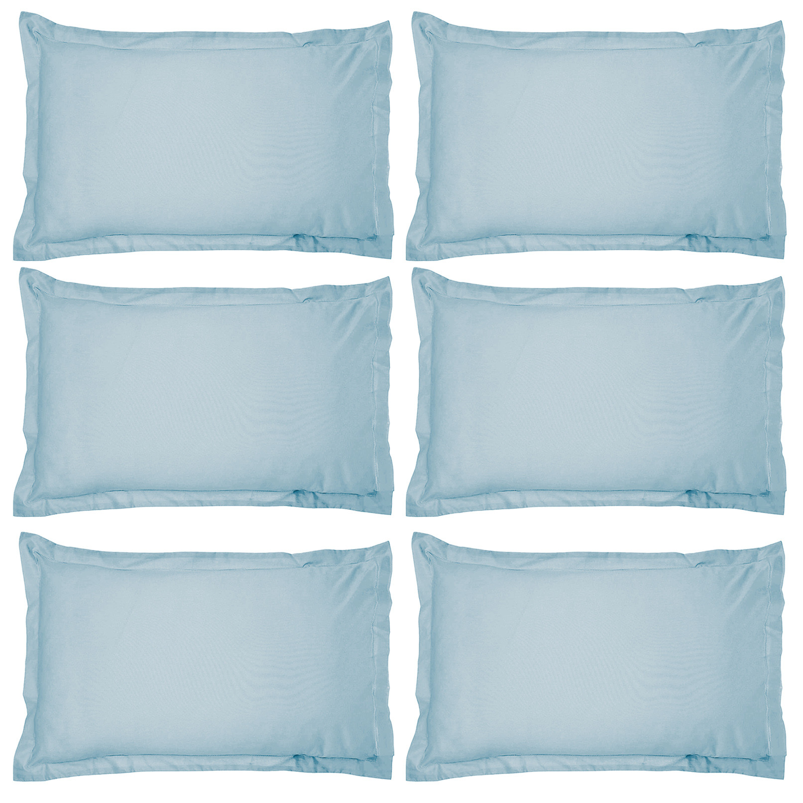 Kuber Industries Breathable & Soft Cotton Pillow Cover For Sofa, Couch, Bed - 29x20 Inch,(Blue)