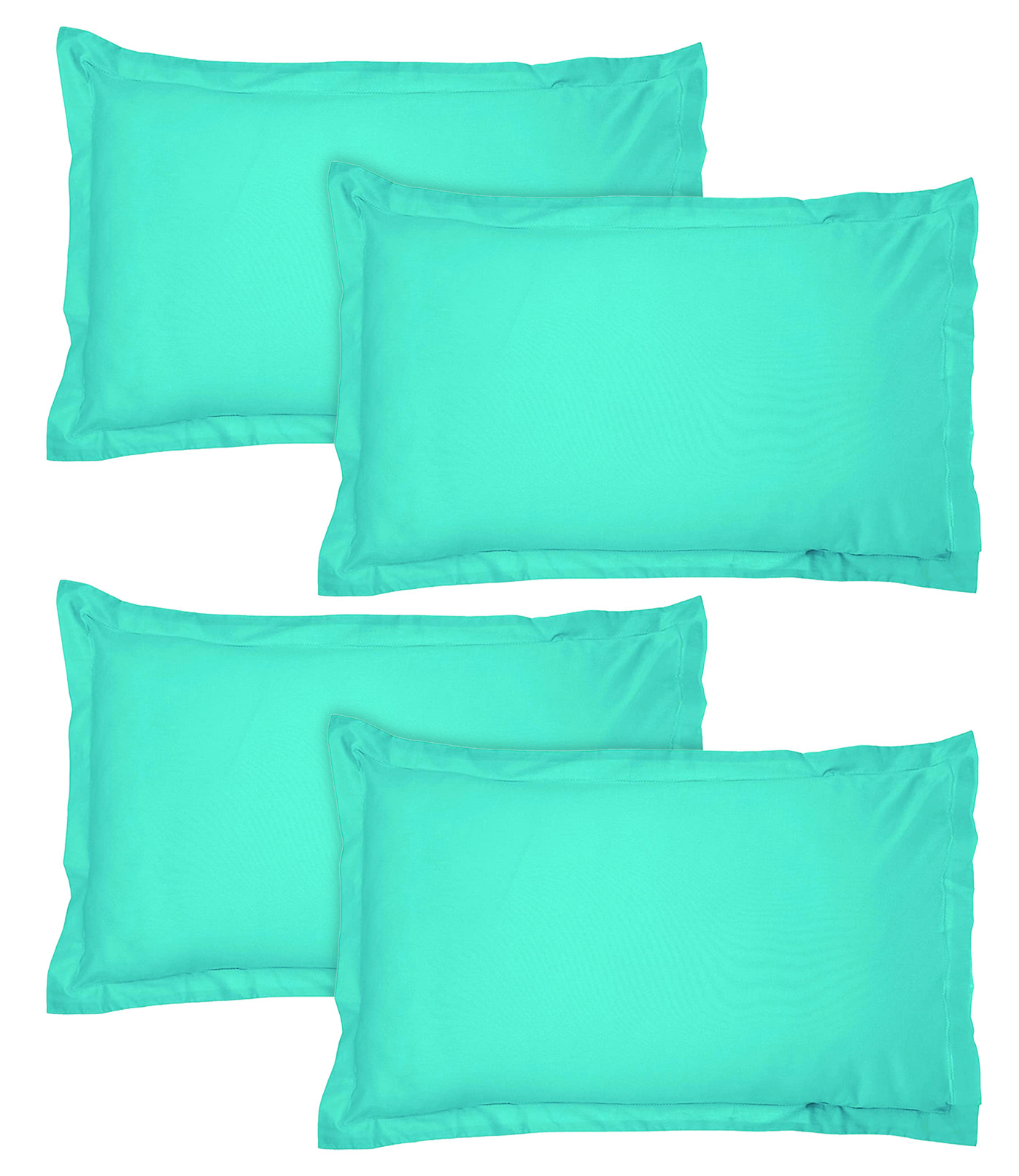 Kuber Industries Breathable & Soft Cotton Pillow Cover For Sofa, Couch, Bed - 29x20 Inch,(Green)
