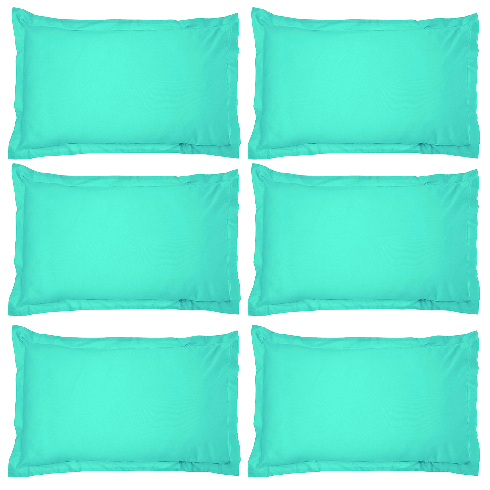 Kuber Industries Breathable & Soft Cotton Pillow Cover For Sofa, Couch, Bed - 29x20 Inch,(Green)