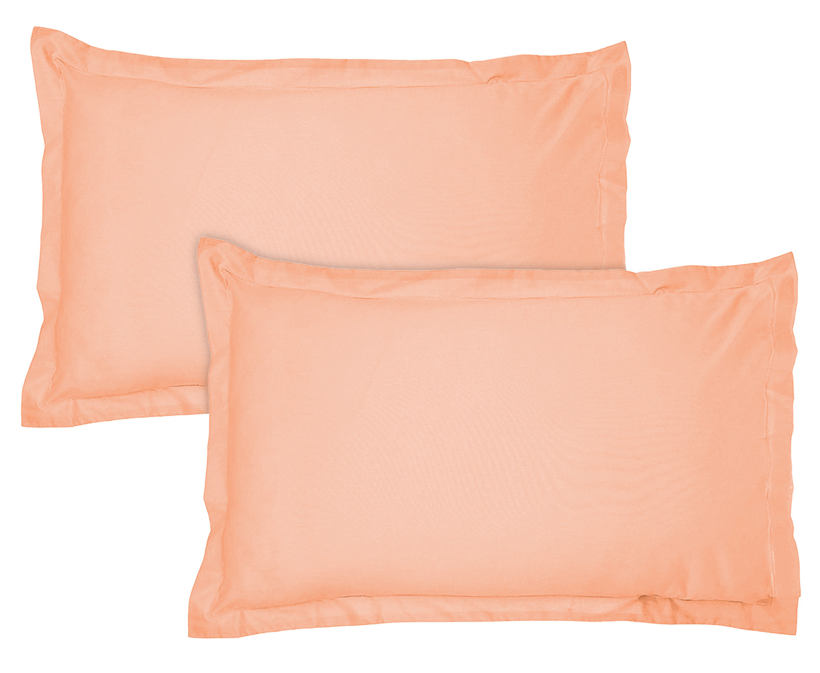 Kuber Industries Breathable & Soft Cotton Pillow Cover For Sofa, Couch, Bed - 29x20 Inch,(Peach)