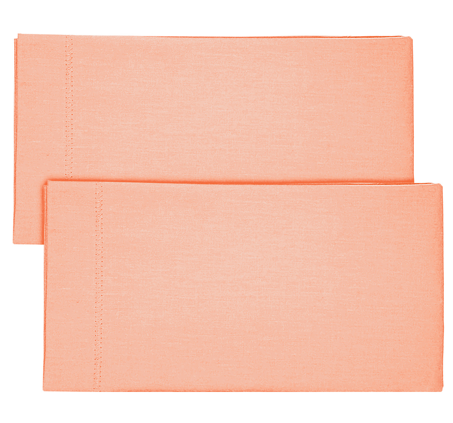 Kuber Industries Breathable & Soft Cotton Pillow Cover For Sofa, Couch, Bed - 29x20 Inch,(Peach)