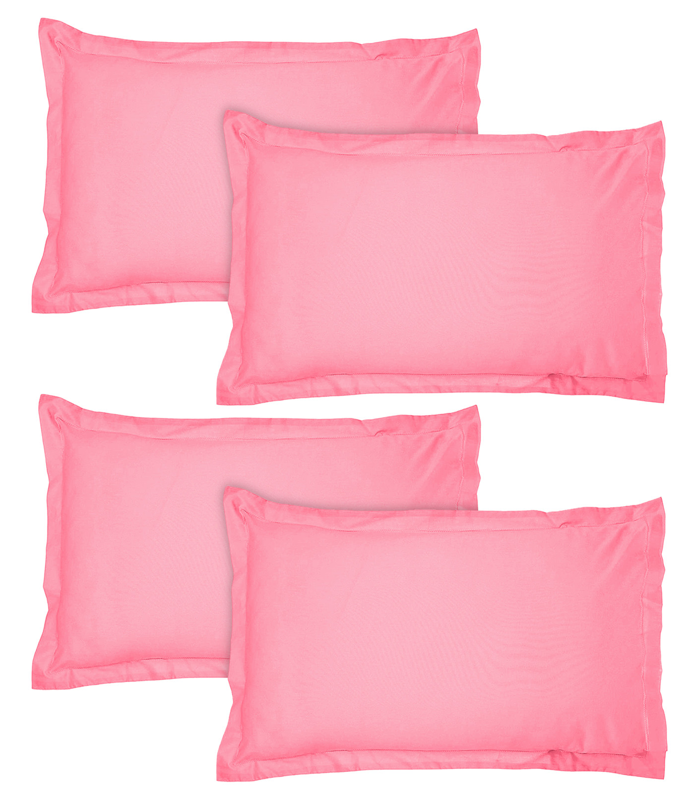 Kuber Industries Breathable & Soft Cotton Pillow Cover For Sofa, Couch, Bed - 29x20 Inch,(Pink)