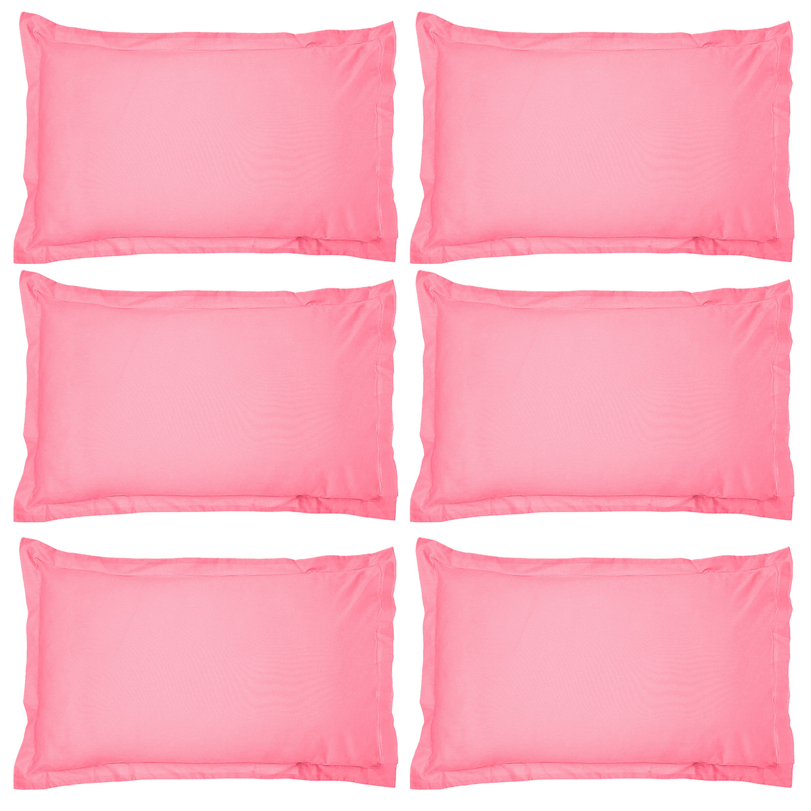 Kuber Industries Breathable & Soft Cotton Pillow Cover For Sofa, Couch, Bed - 29x20 Inch,(Pink)