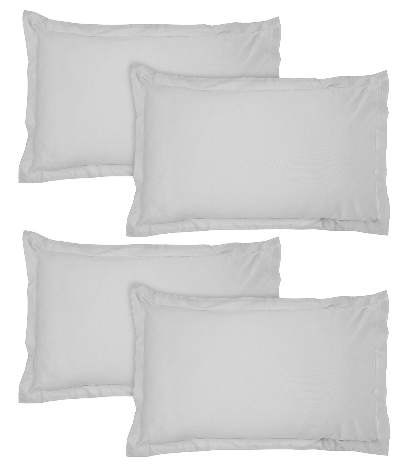 Kuber Industries Breathable & Soft Cotton Pillow Cover For Sofa, Couch, Bed - 29x20 Inch,(White)