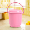 Bucket | 18 Liter Bucket for Bathroom | Balti for Bathroom | Plastic Bucket for Daily Use | Bucket with Lid &amp; Handle | Water Storage Bucket | Bathroom Bucket | Pink