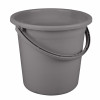 Bucket | Plastic Bucket for Bathroom | Strong Bathroom Bucket | Bucket for Bathing | Water Storage Bucket | Bathroom Bucket | Plain Bucket | 18 LTR | Gray