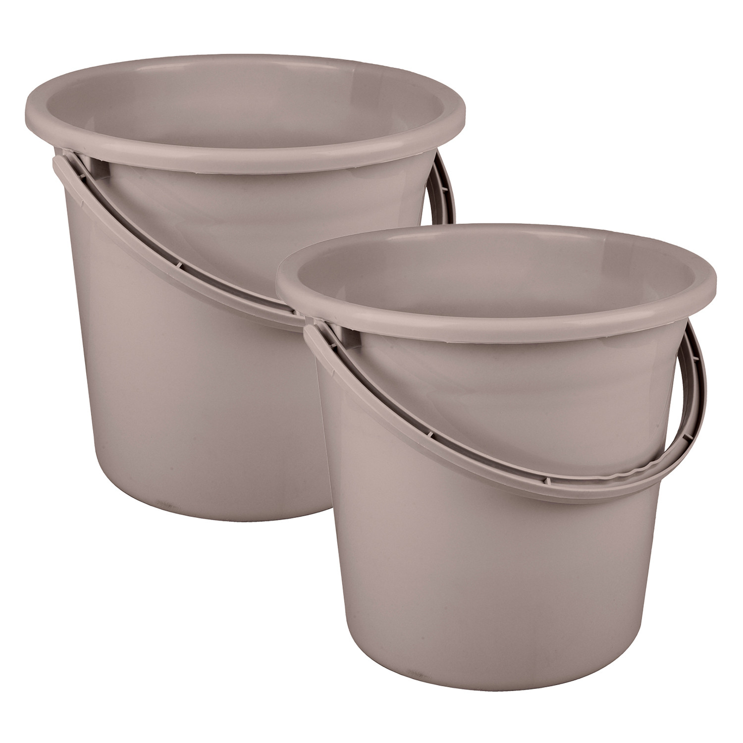 Kuber Industries Bucket | Plastic Bucket for Bathroom | Strong Bathroom Bucket | Bucket for Bathing | Water Storage Bucket | Bathroom Bucket | Plain Bucket | 18 LTR | Brown
