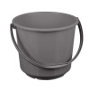 Bucket | Plastic Bucket for Mopping | Bucket for Cleaning | Storage Container Bucket | Water Storage Bucket | Bathroom Bucket | Plain Bucket | 5 LTR | Gray