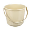 Bucket | Plastic Bucket for Mopping | Bucket for Cleaning | Storage Container Bucket | Water Storage Bucket | Bathroom Bucket | Plain Bucket | 5 LTR | Beige