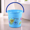 Bucket 18 LTR Water Bucket for Bathroom | Plastic Bucket for Kitchen | Balti for Bathroom | Bucket for Daily Use | Portable Bucket | Printed Water Storage Bucket | Blue