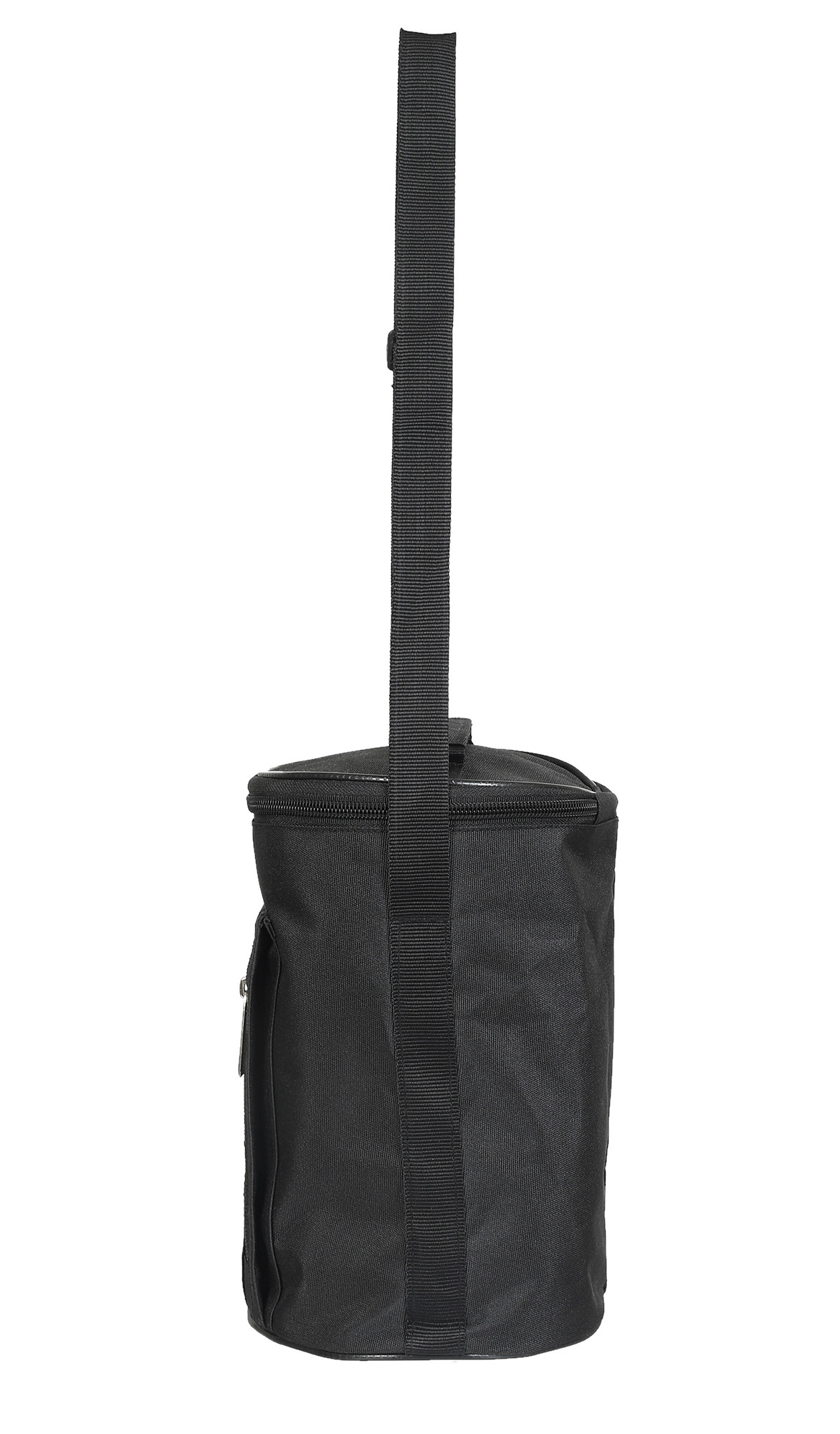 Kuber Industries Canvas Lunch Bag for Men, Women And Kids, Lunch Bag for School, Picnic, Office, Carry Bag for Lunch Box (Black)