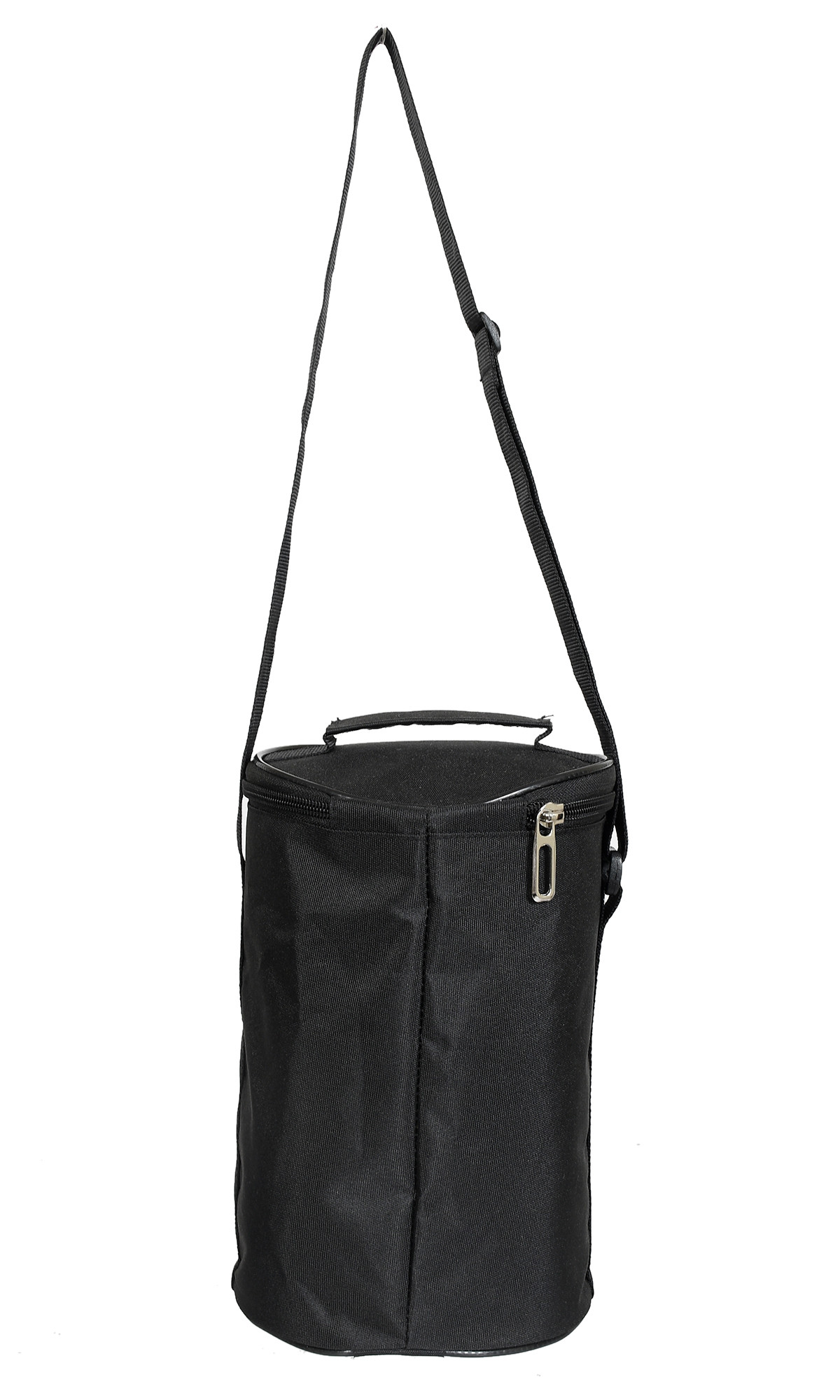 Kuber Industries Canvas Lunch Bag for Men, Women And Kids, Lunch Bag for School, Picnic, Office, Carry Bag for Lunch Box (Black)