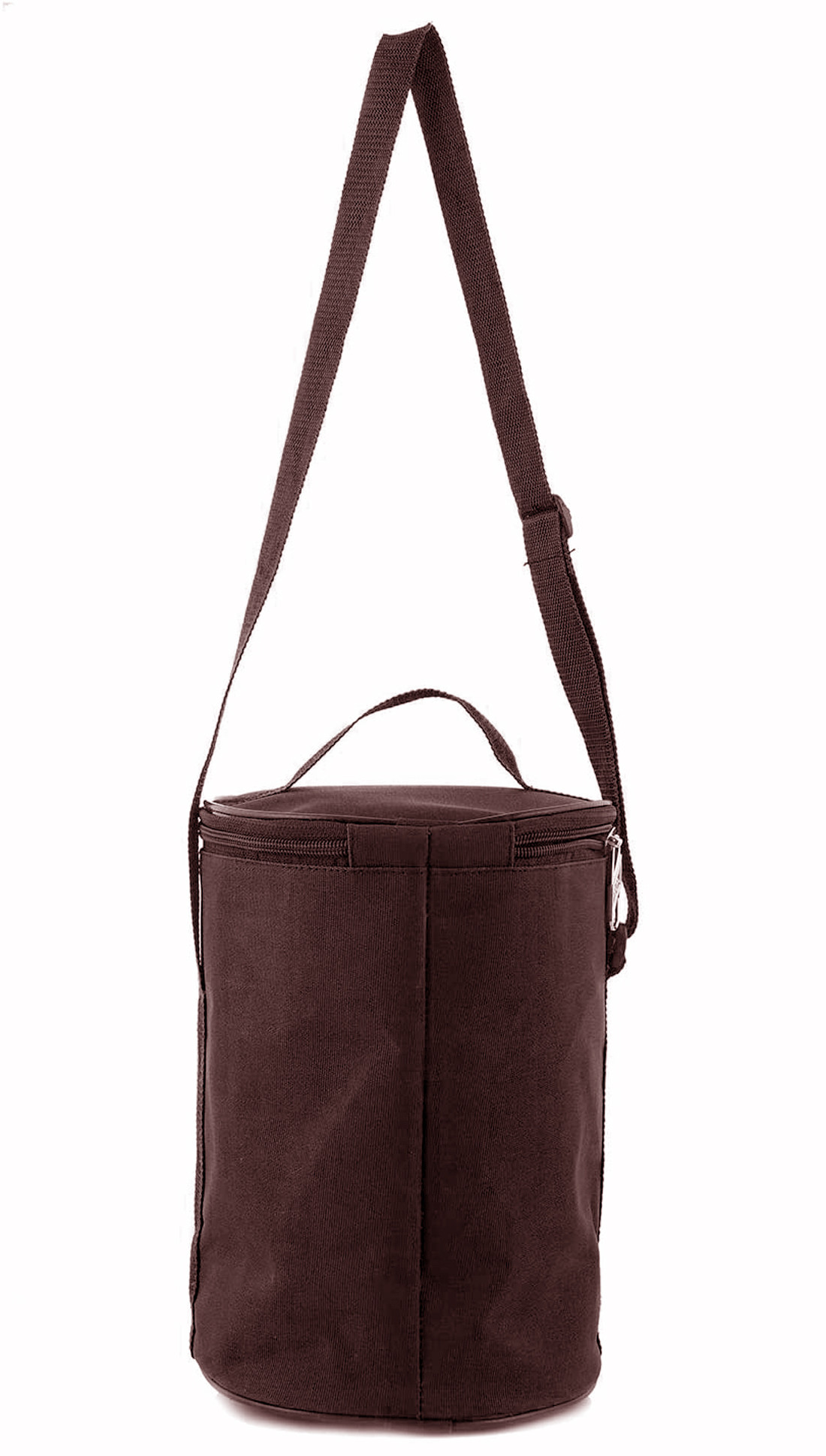 Kuber Industries Canvas Lunch Bag for Men, Women And Kids, Lunch Bag for School, Picnic, Office, Carry Bag for Lunch Box (Brown)