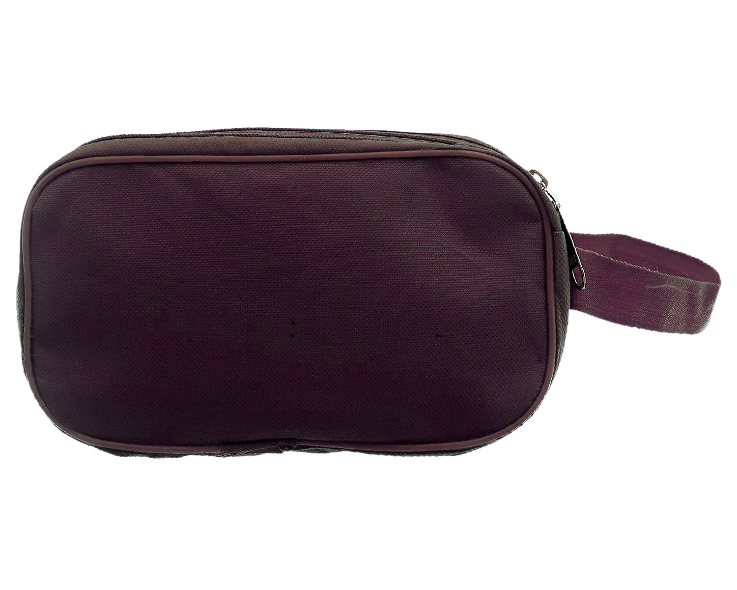 Kuber Industries Canvas Toiletry Organizer|Waterproof & Portable Travel Shaving Dopp Kit With 2 Main ComparMants And Front Zipper (Brown)