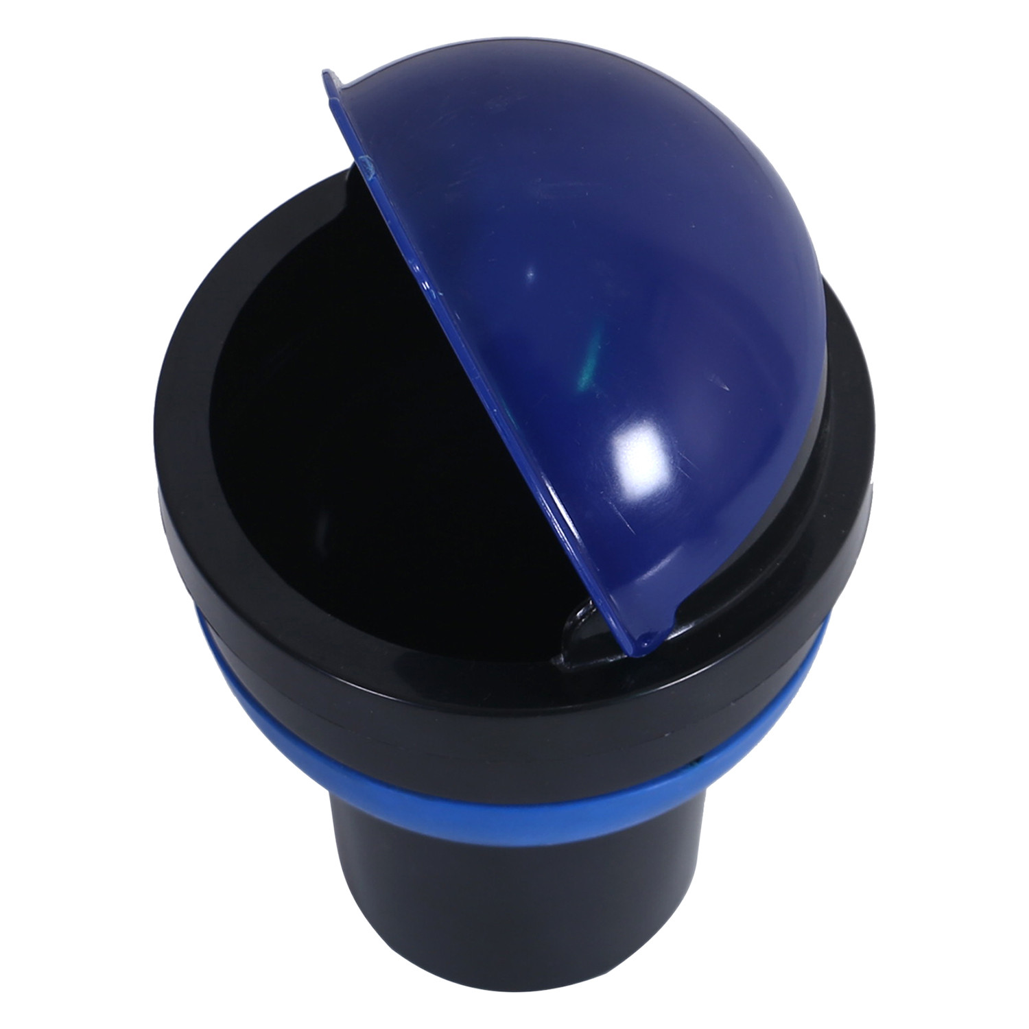 Kuber Industries Car Dustbin|Car Mini Dustbin With Lid|Leakproof Compact Small Dustbin|BLACK
