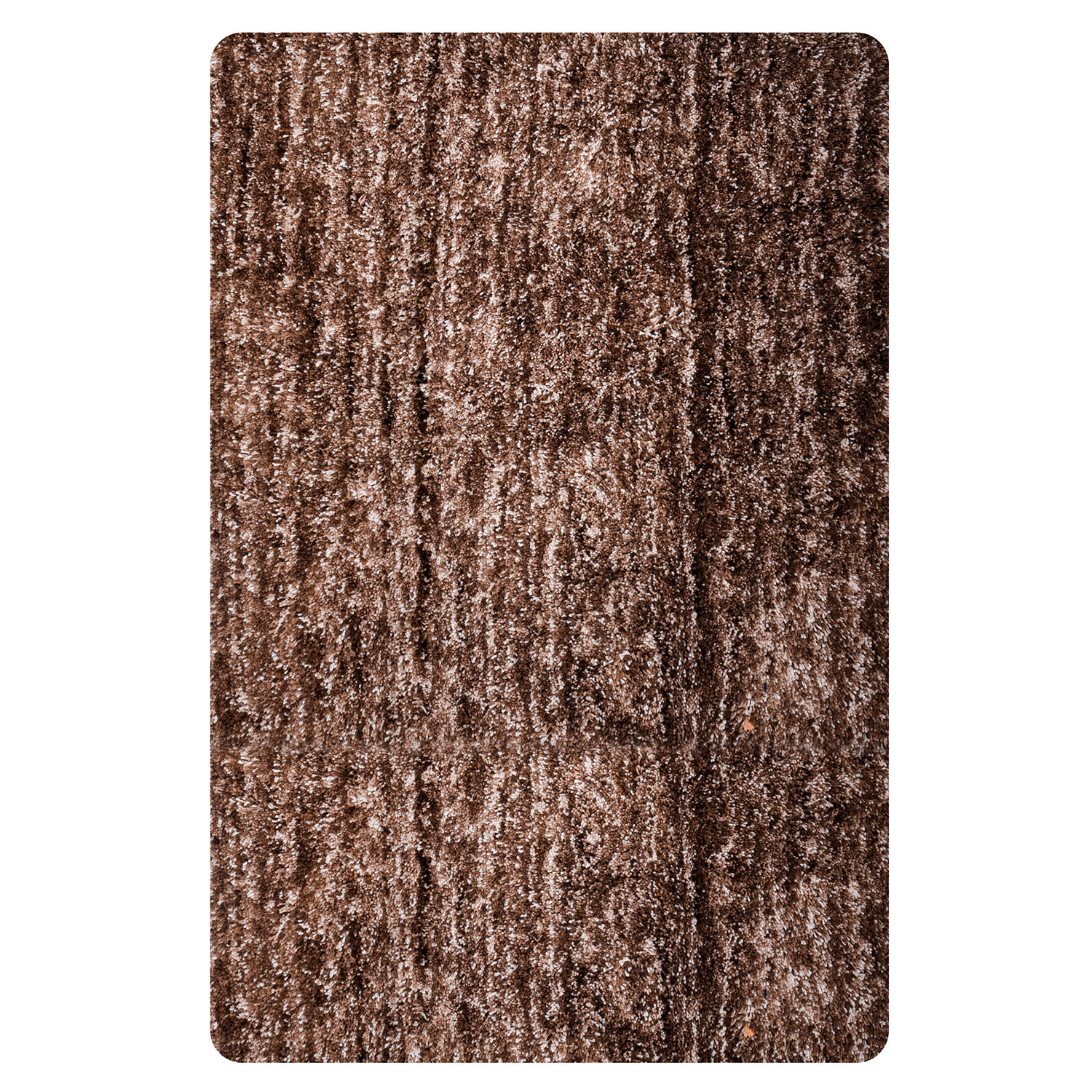 Kuber Industries Carpet  Shaggy Carpet for Living Room  Fluffy Carpet for Bedroom  Lexus Home Decor Carpet  Floor Carpet Rug  Non-Slip Bedside Rug  3x5 Feet  Brown