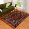 Kuber Industries Carpet | Velvet Floor Mat | Carpet for Hall | Carpet for Living Room | Carpet for Bedroom | Area Rug | Solid Prayer Mat |Heavy V.V Carpet | 5x7 Feet | Light Brown