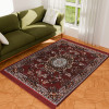 Kuber Industries Carpet | Velvet Floor Mat | Carpet for Hall | Carpet for Living Room | Carpet for Bedroom | Area Rug | Solid Prayer Mat |Heavy V.V Carpet | 5x7 Feet | Maroon