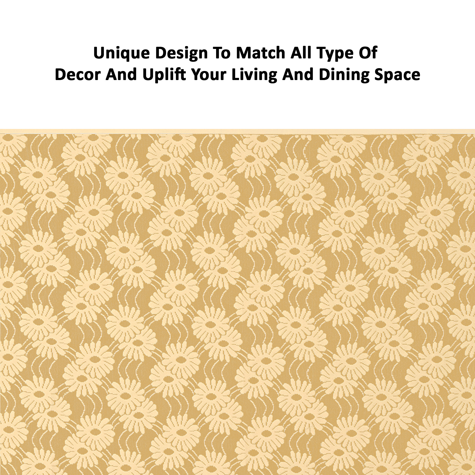 Kuber Industries Center  Dining Table Cover 4 Seater  For Teapoy Computer  Office Table Cloth  40x60 Inch  Sunflower Net Design -Maroon