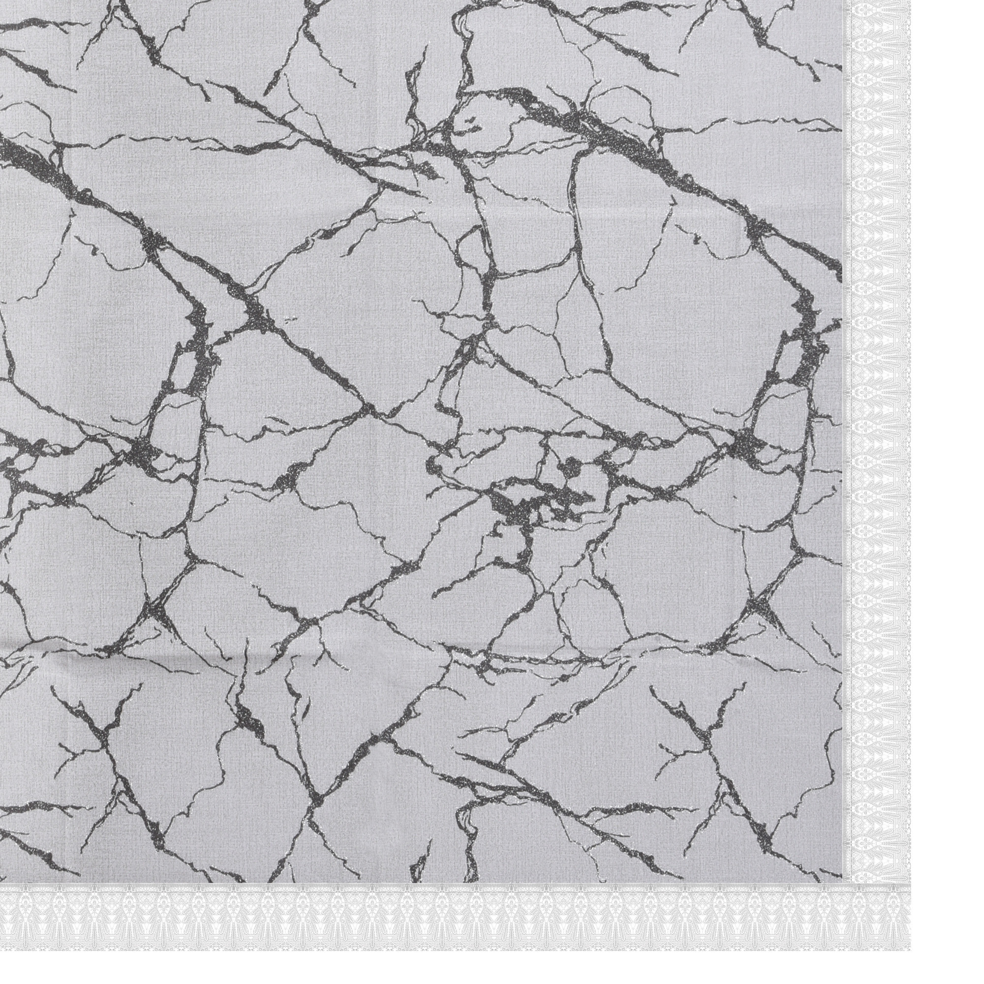 Kuber Industries Center Table Cover  40x60 Inch  Indoor  Outdoor Table Cover  4 Seater Table Cover  Coffee Table Cover  Table Protector Cover  Marble Print  CTC  Light Grey