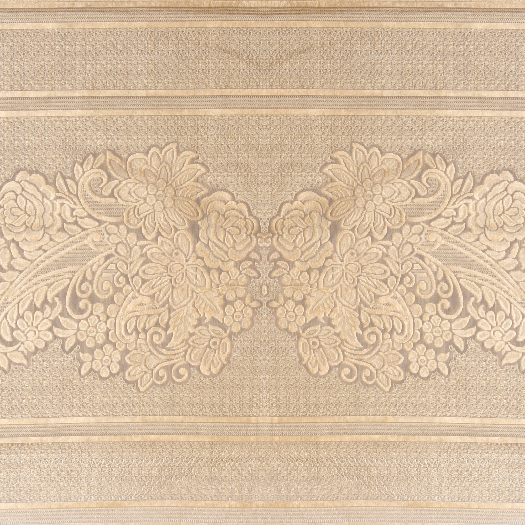 Kuber Industries Center Table Cover  40x60 Inch  Indoor  Outdoor Table Cover  Net 4 Seater Table Cover  Coffee Table Cover  Table Protector Cover  Sun-Shine Print  CTC  Golden