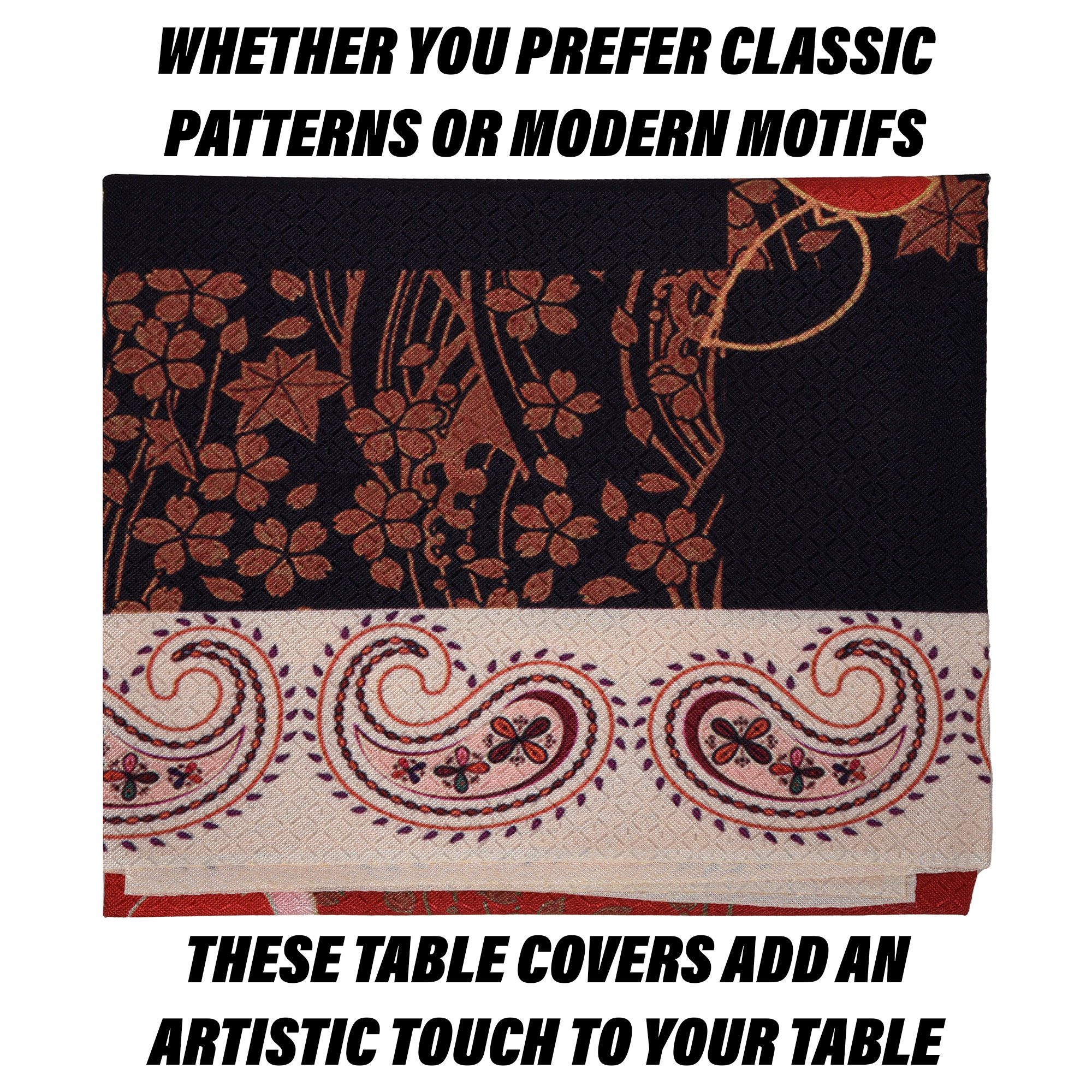 Kuber Industries Center Table Cover | Cotton Table Cover | Carry Print Table Cover | Center Table Cover | Table Cover for Center Table | CTC | 40x60