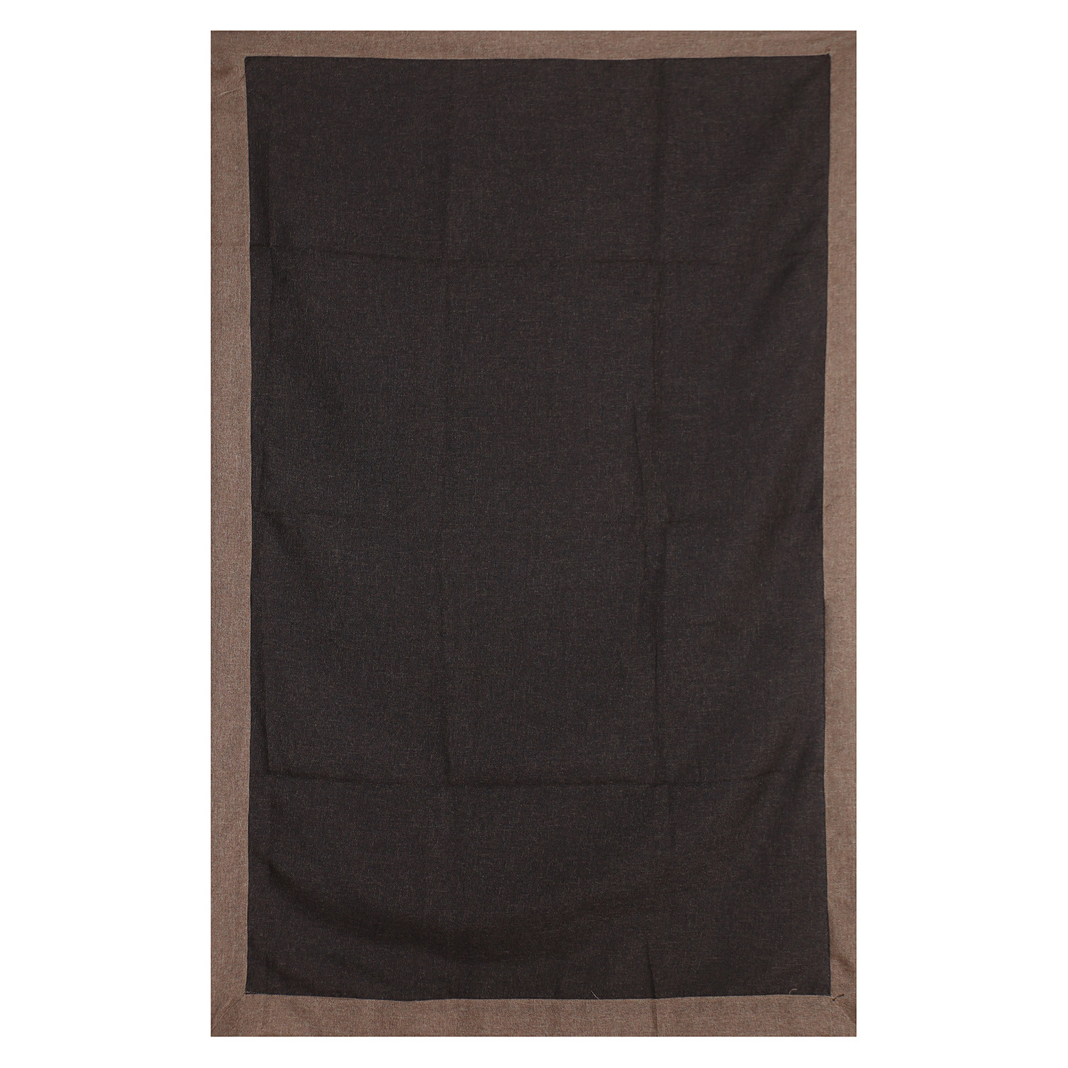 Kuber Industries Center Table Cover|Luxurious Jute Tablecloth|Slip Resistant Protector Table Top Cover With Jutelace Border, 40x60 Inch (Brown)